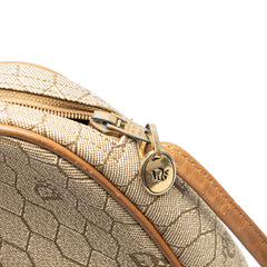 Honeycomb Coated Canvas Crossbody