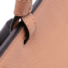 Medium Leather Bamboo Daily Satchel