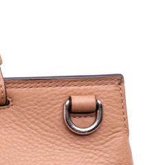 Medium Leather Bamboo Daily Satchel