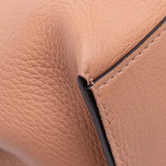 Medium Leather Bamboo Daily Satchel