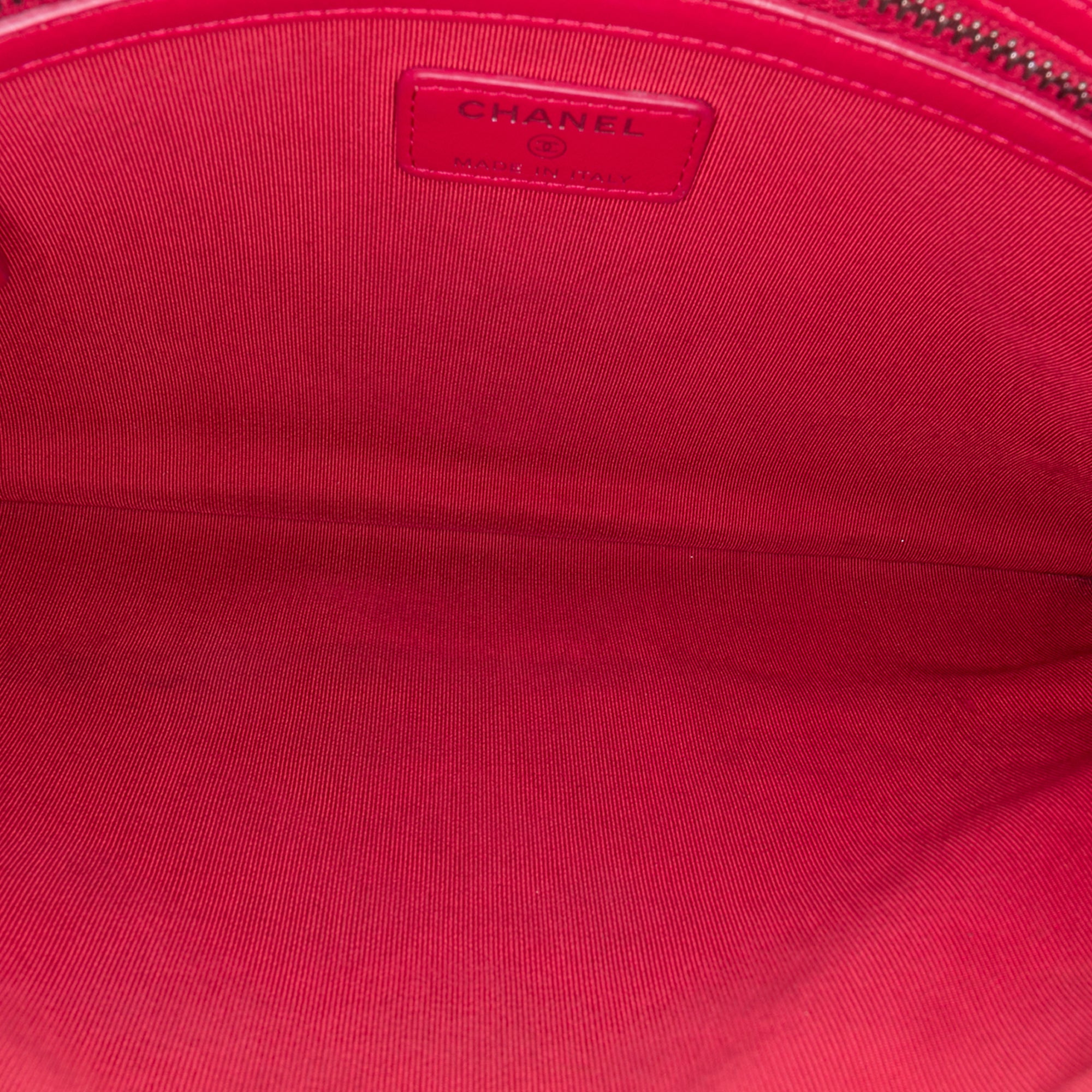 Medium Aged Calfskin Gabrielle O Case Clutch