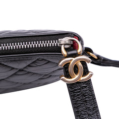 Medium Aged Calfskin Gabrielle O Case Clutch
