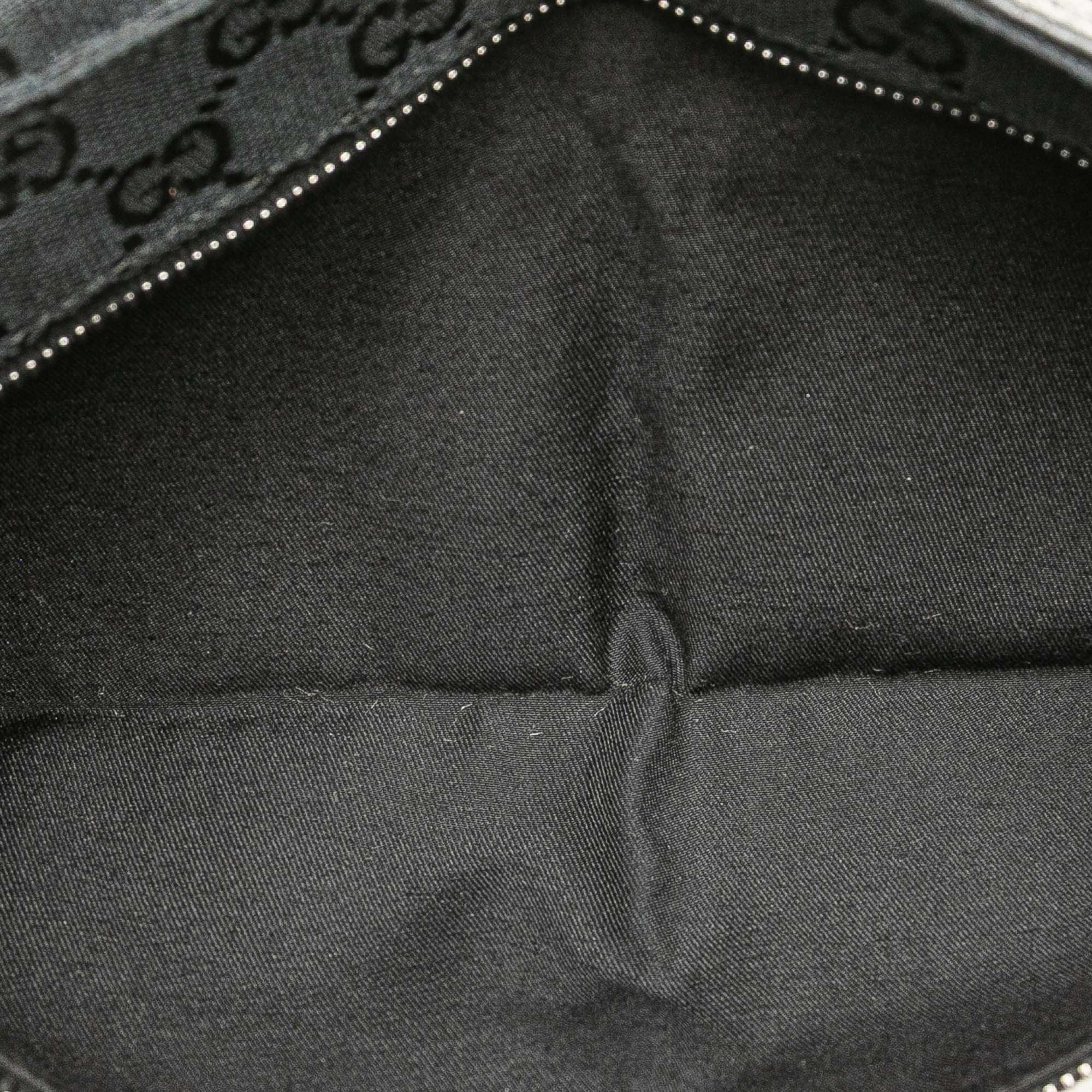 GG Canvas Double Pocket Belt Bag