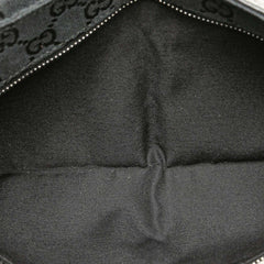 GG Canvas Double Pocket Belt Bag
