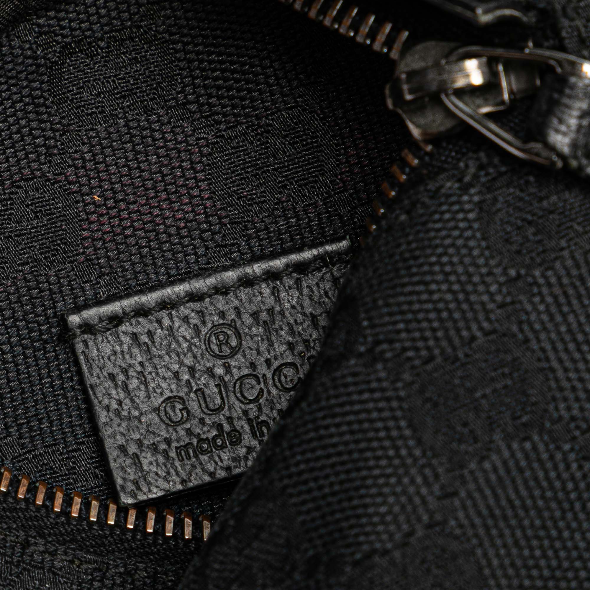 GG Canvas Double Pocket Belt Bag
