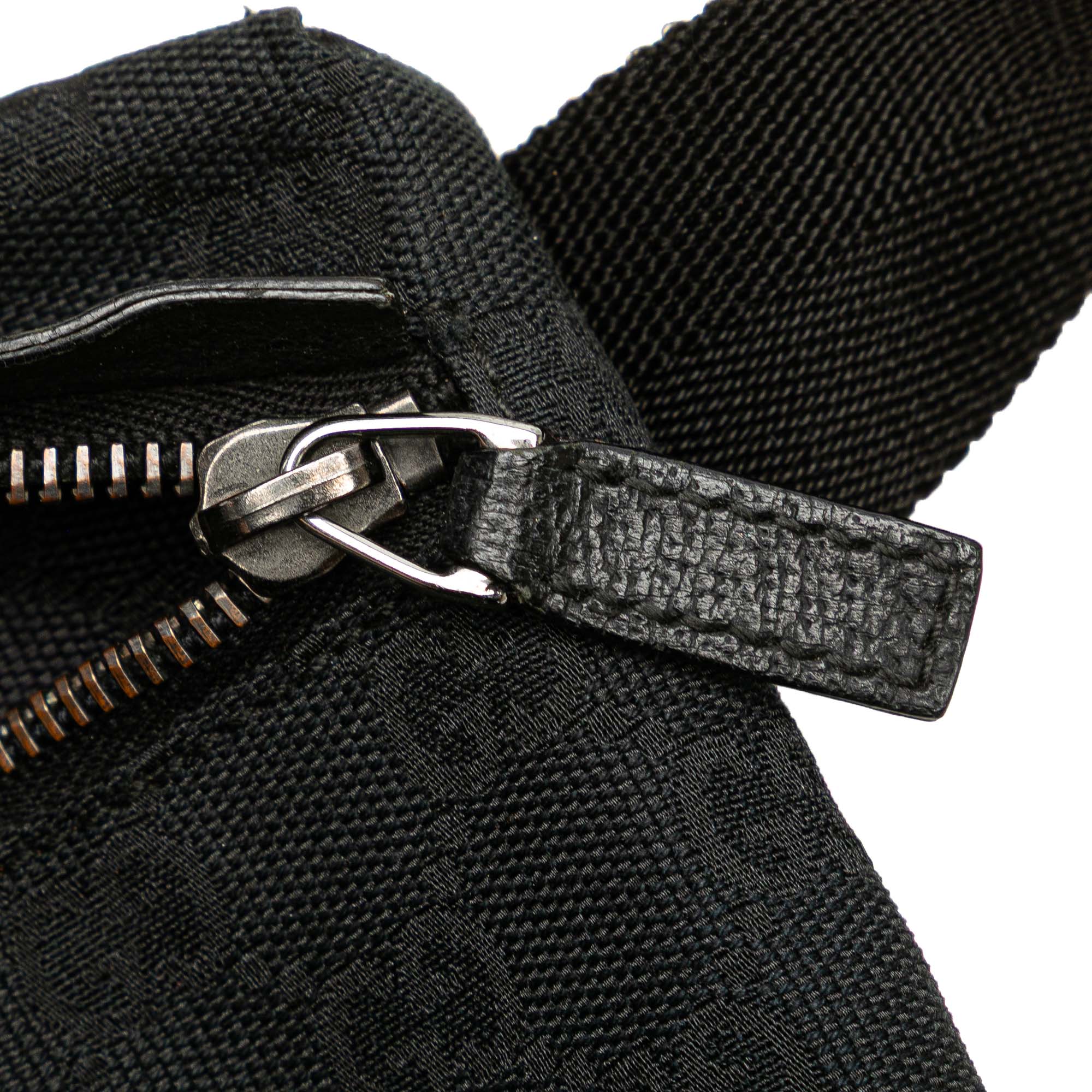 GG Canvas Double Pocket Belt Bag
