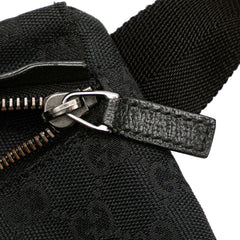 GG Canvas Double Pocket Belt Bag
