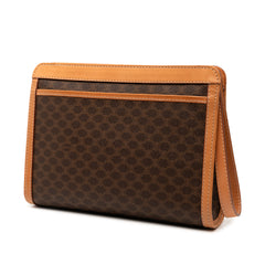 Macadam Coated Canvas Clutch