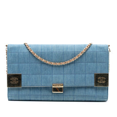 CC Chocolate Bar Denim Flap