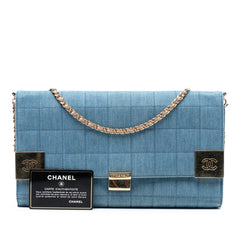 CC Chocolate Bar Denim Flap
