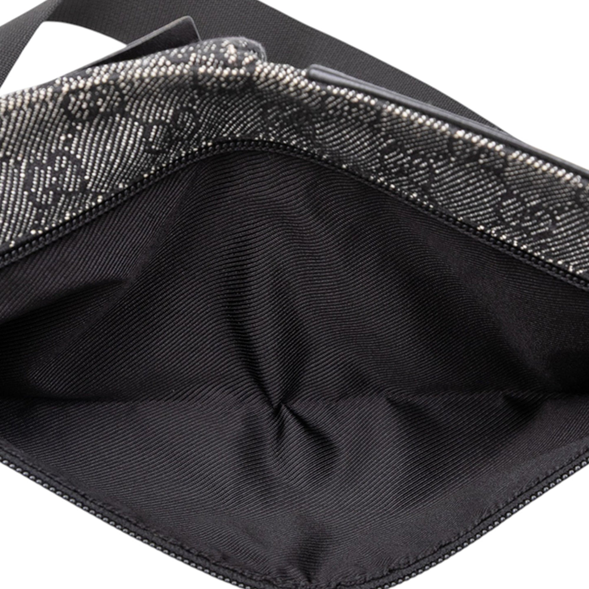 GG Denim Double Pocket Belt Bag