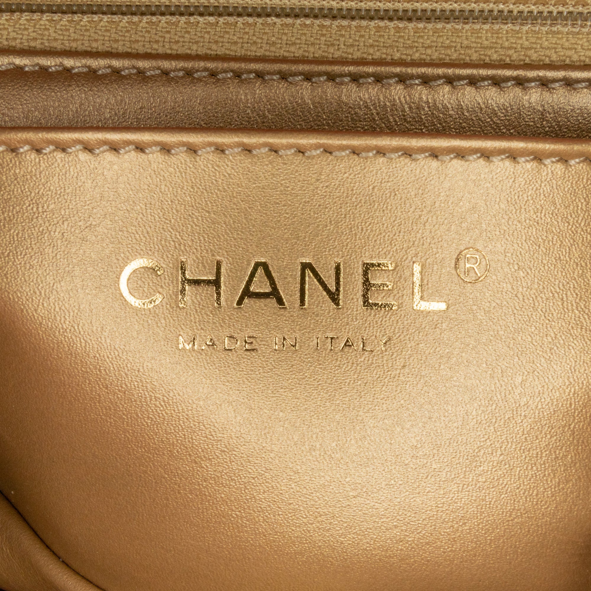 Mini Rectangular Lambskin Pearl Crush Flap