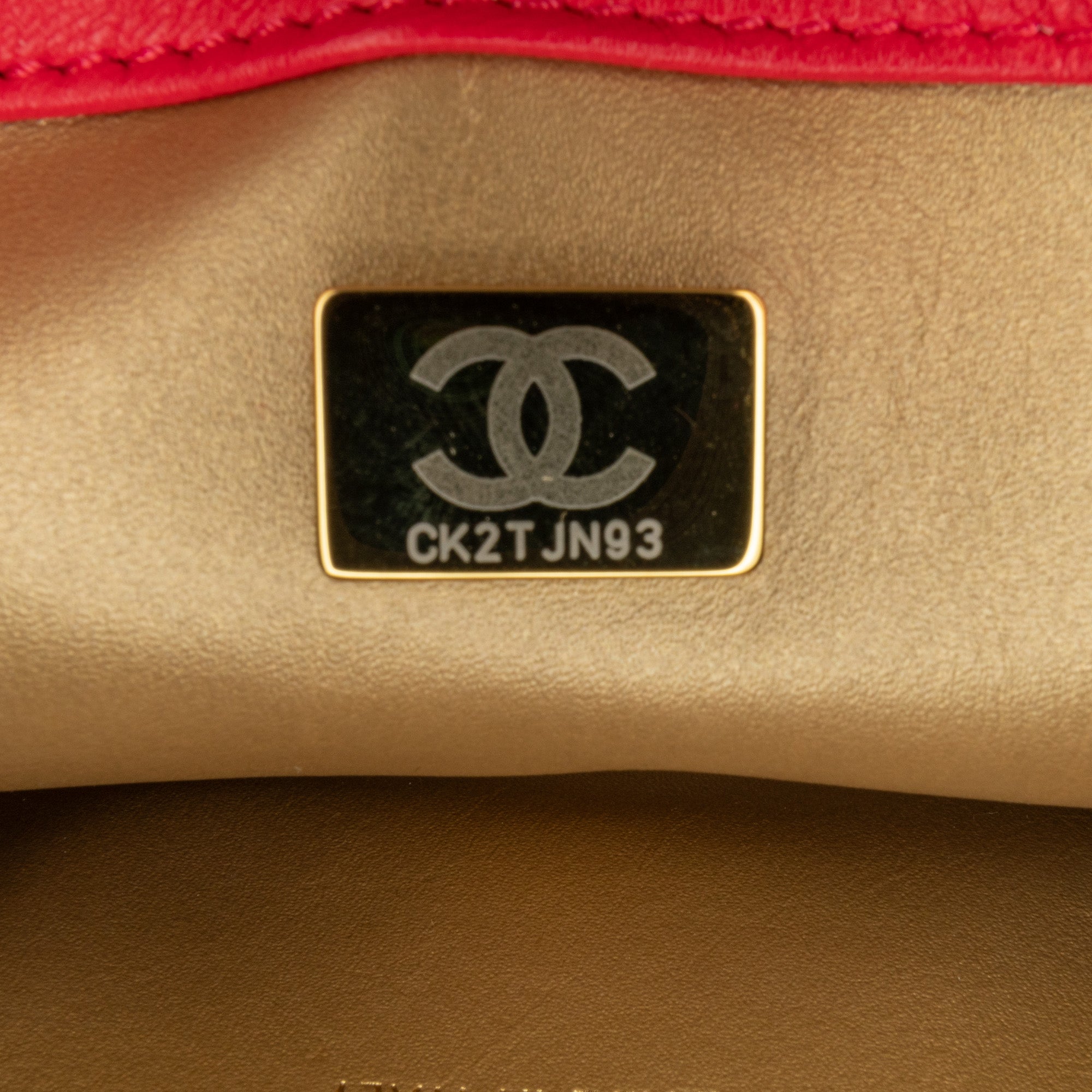 Mini Rectangular Lambskin Pearl Crush Flap