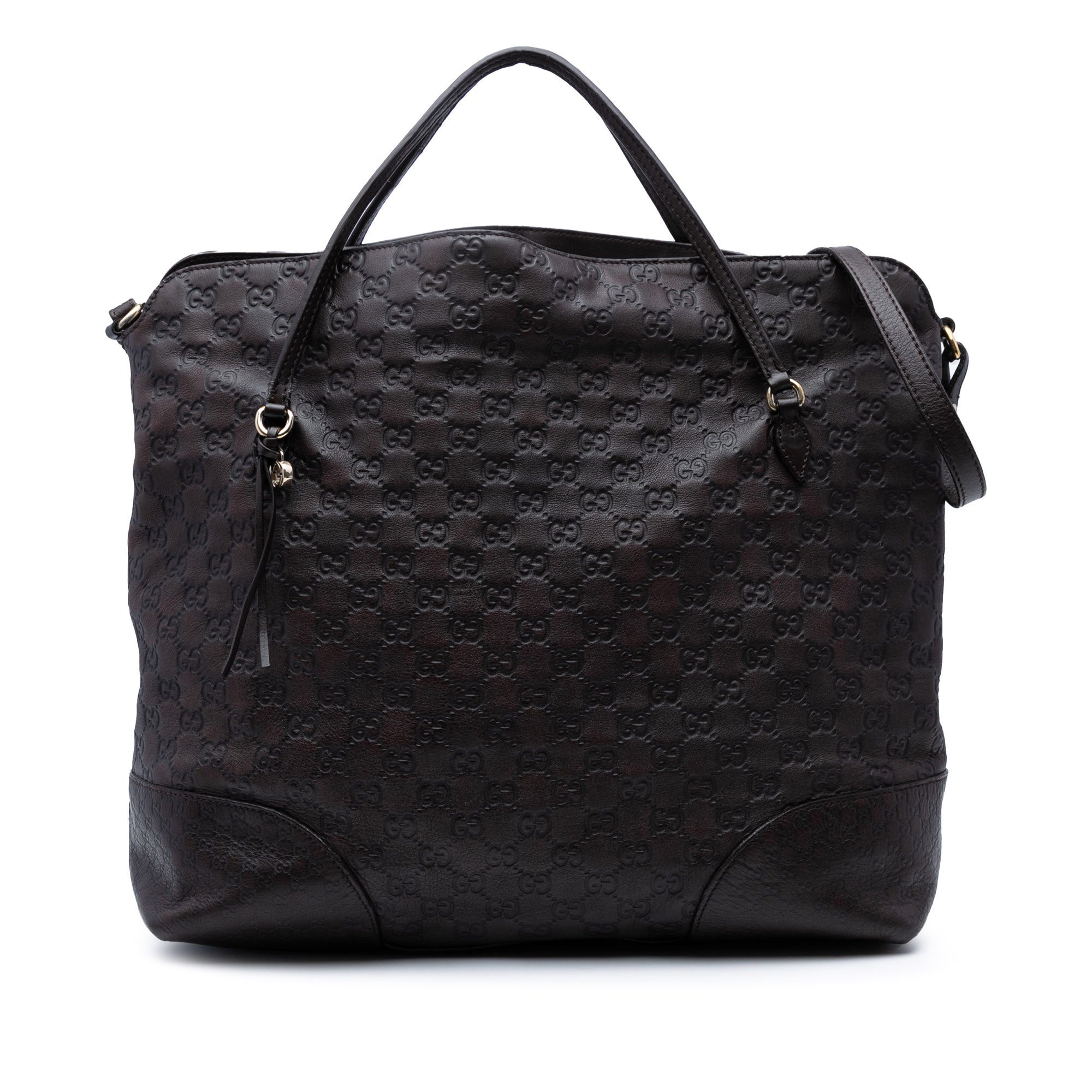 Large Guccissima Bree Fold Over Tote