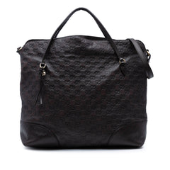 Large Guccissima Bree Fold Over Tote