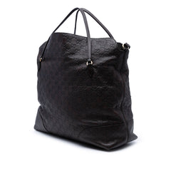 Large Guccissima Bree Fold Over Tote