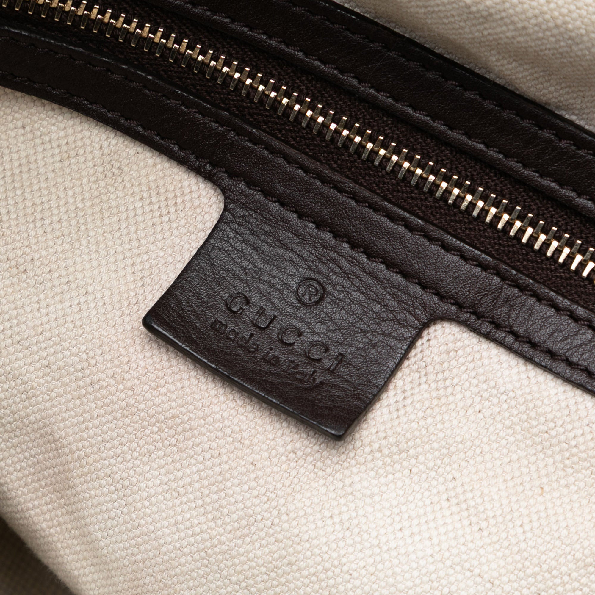 Large Guccissima Bree Fold Over Tote