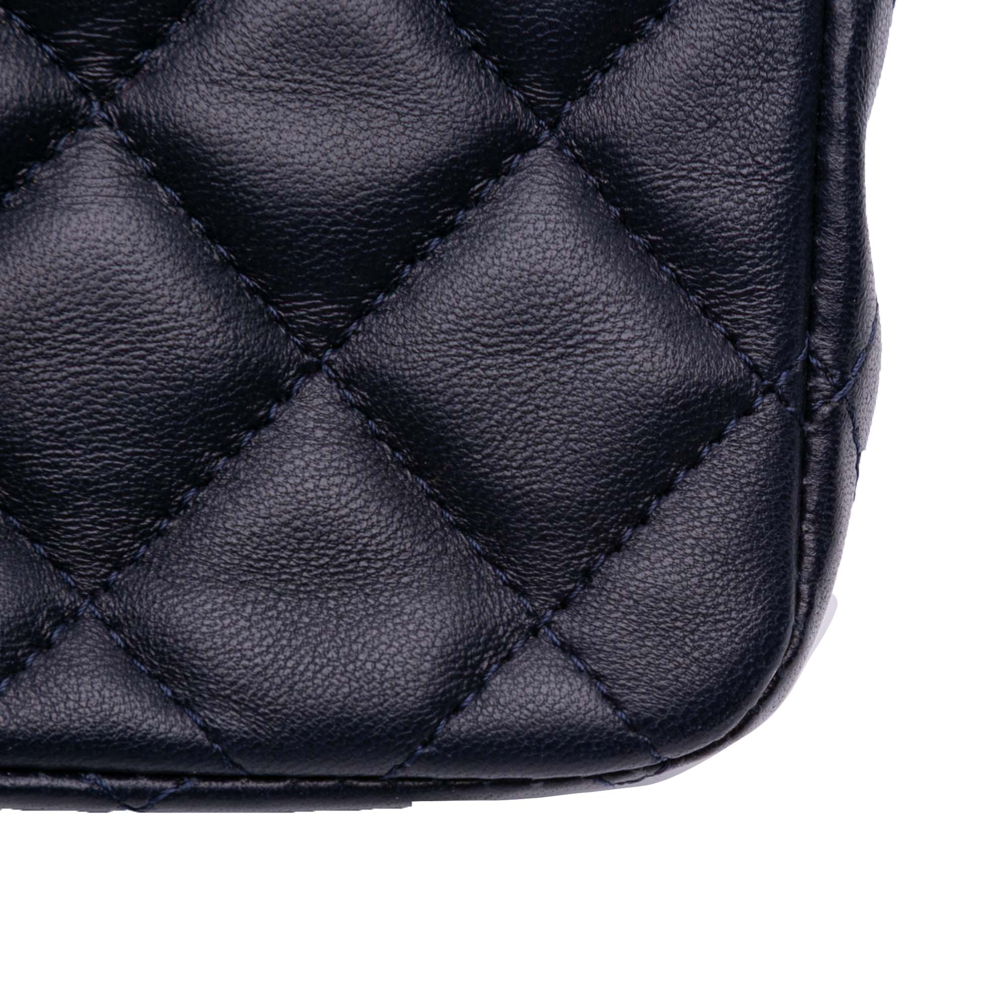 Mini Square Classic Lambskin Single Flap