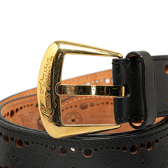 Monogram Mahina Perforated Phoenix Belt_3