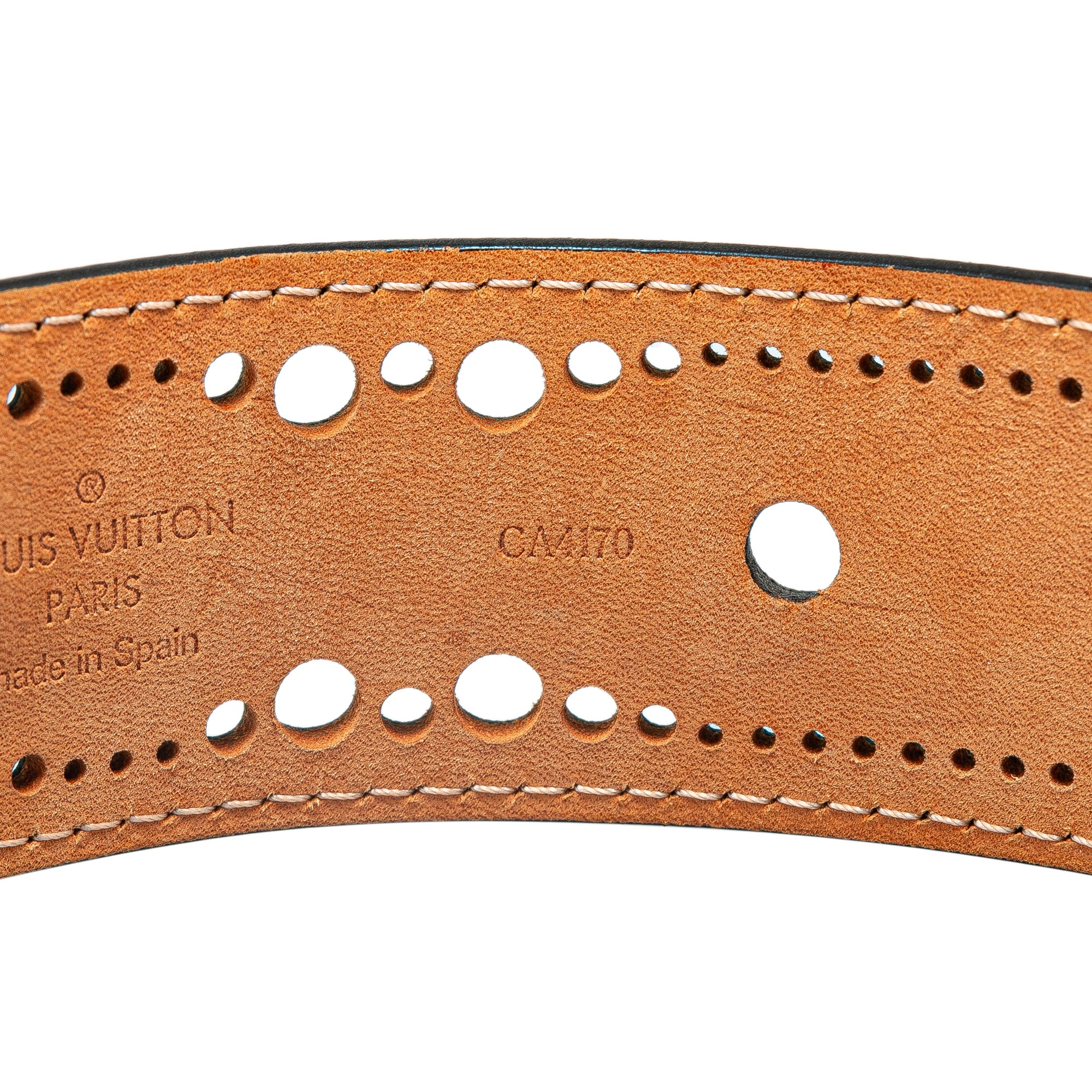 Monogram Mahina Perforated Phoenix Belt