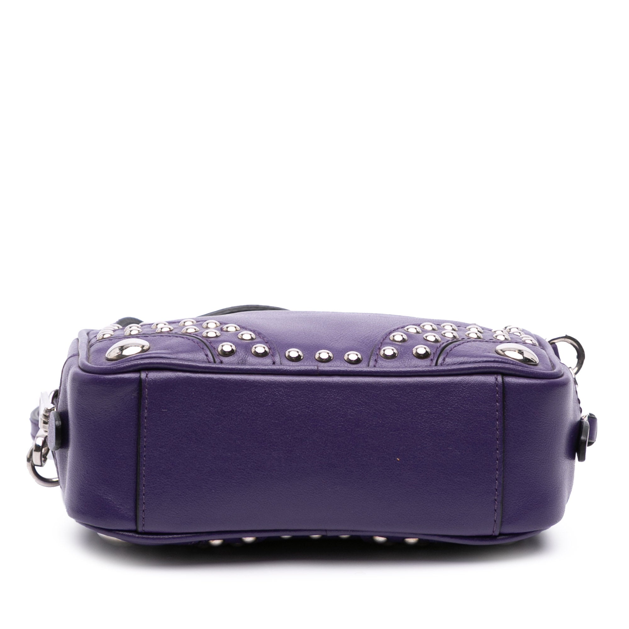 Mini Leather Studded Camera Bag