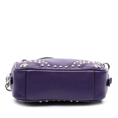 Mini Leather Studded Camera Bag