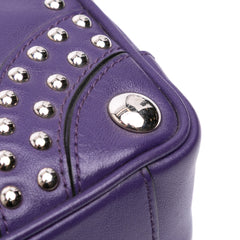 Mini Leather Studded Camera Bag