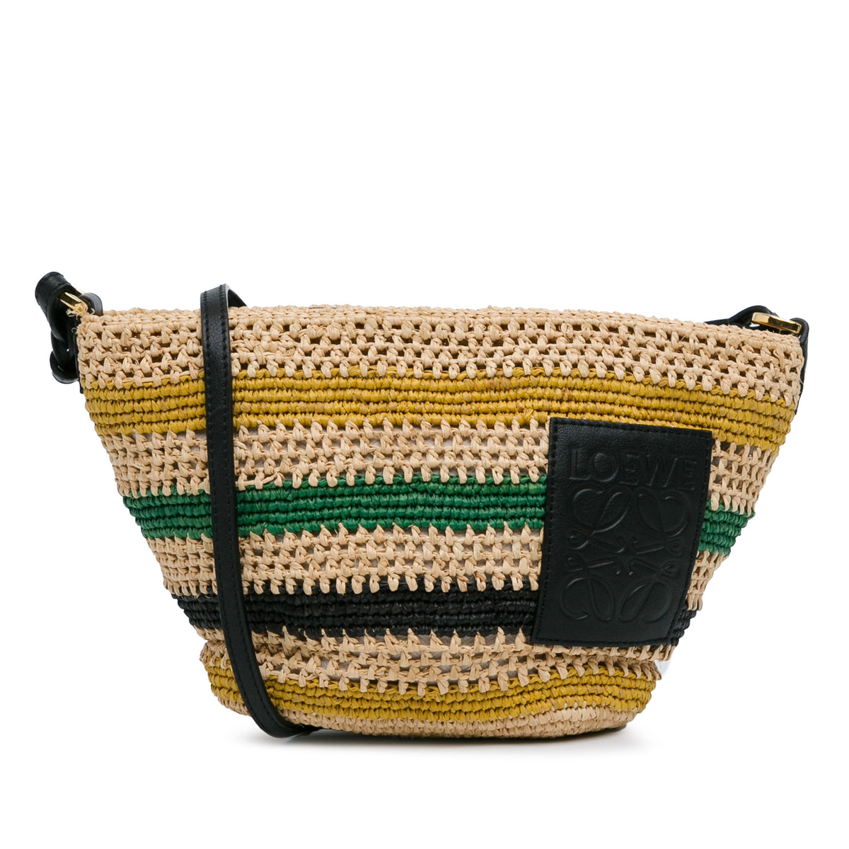 Raffia Basket Crossbody Bag