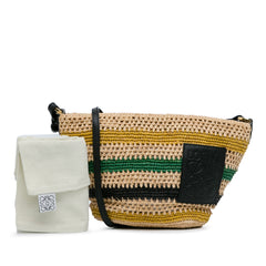 Raffia Basket Crossbody Bag