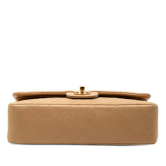 Medium Classic Lambskin Double Flap