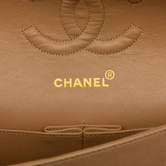 Medium Classic Lambskin Double Flap