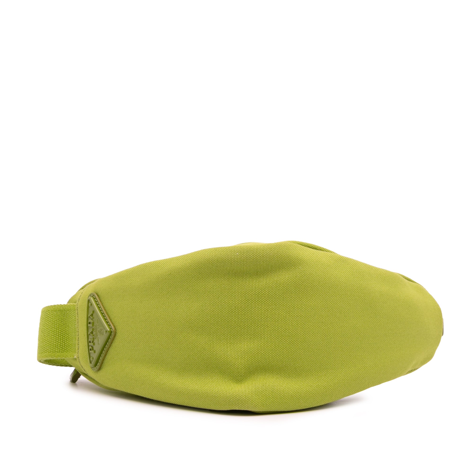 Canvas Canapa Triangle Logo Wristlet Clutch