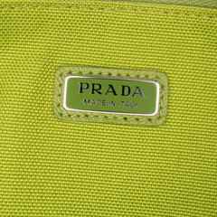 Canvas Canapa Triangle Logo Wristlet Clutch