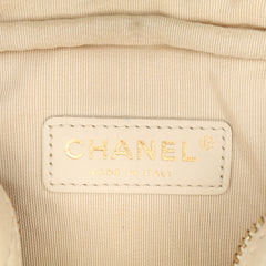 Small CC Flat Quilted Caviar Camera Bag