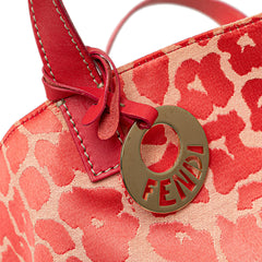 Leopard Print Canvas Shopper Tote