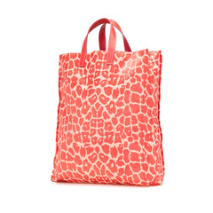 Leopard Print Canvas Shopper Tote