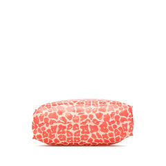 Leopard Print Canvas Shopper Tote