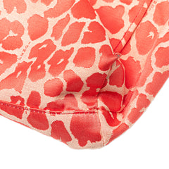 Leopard Print Canvas Shopper Tote