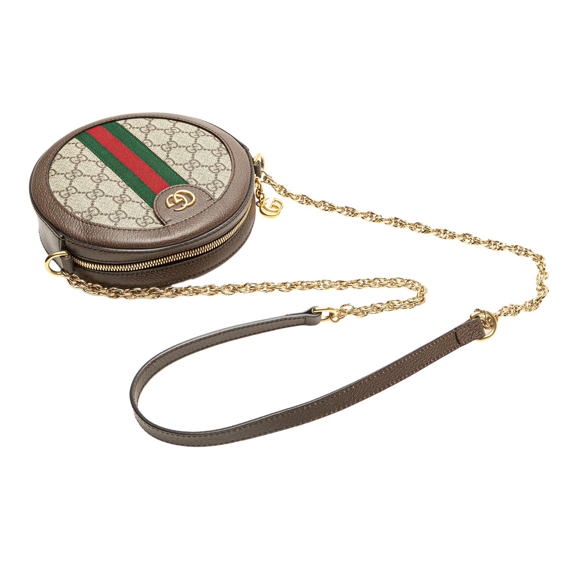 Mini GG Supreme Round Ophidia Crossbody