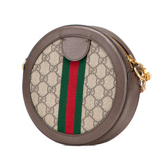 Mini GG Supreme Round Ophidia Crossbody