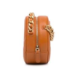 Lambskin 19 Round Clutch with Chain