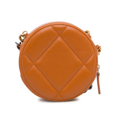 Lambskin 19 Round Clutch with Chain