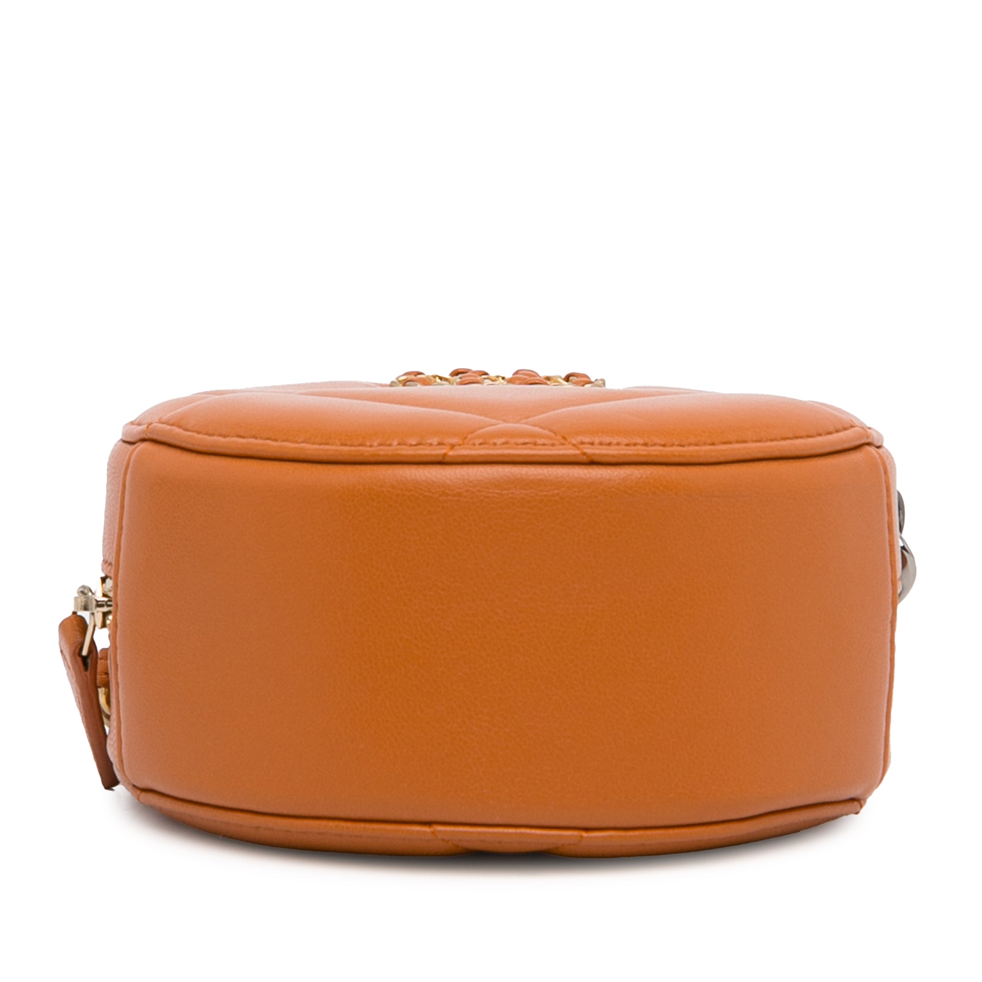 Lambskin 19 Round Clutch with Chain_4