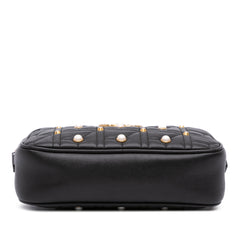 Small GG Marmont Matelasse Leather Pearl Studded Crossbody