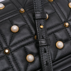 Small GG Marmont Matelasse Leather Pearl Studded Crossbody