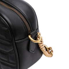 Small GG Marmont Matelasse Leather Pearl Studded Crossbody