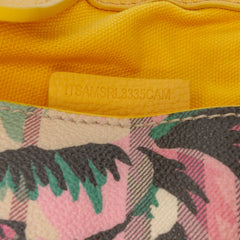 Small Haymarket Check Floral Print Coated Canvas Canterbury Tote