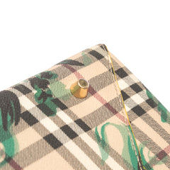 Small Haymarket Check Floral Print Coated Canvas Canterbury Tote