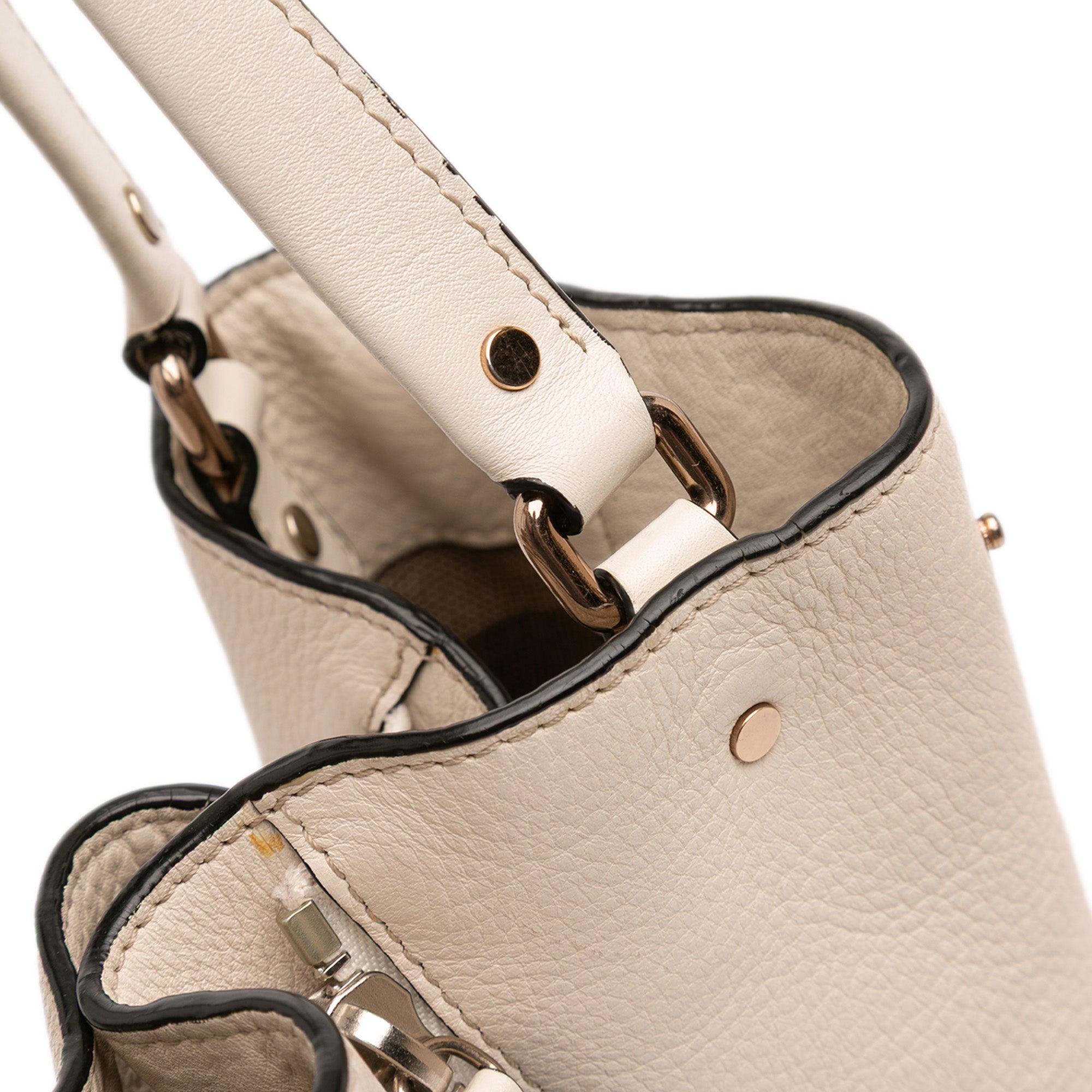 Medium Leather and House Check Canvas Maidstone Satchel