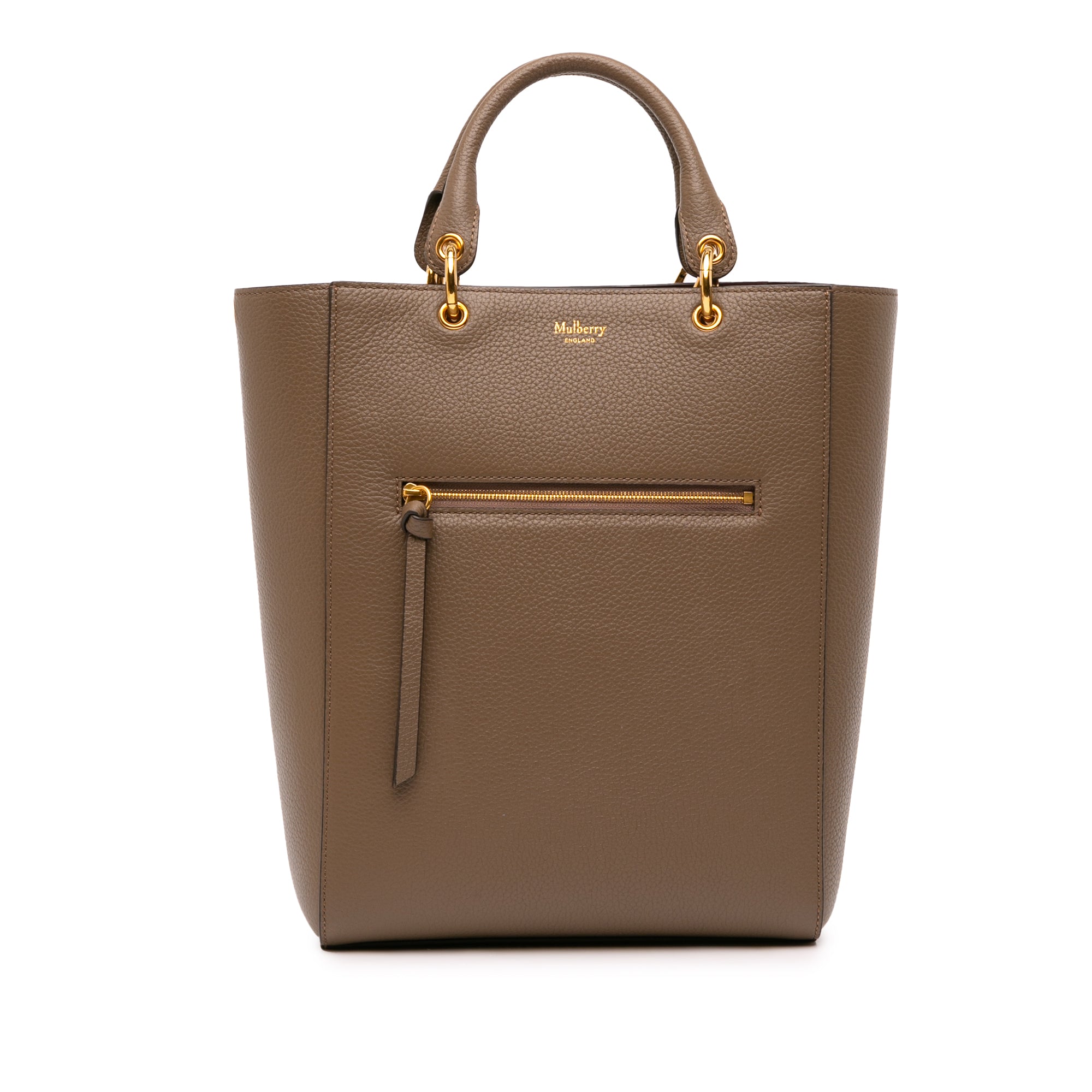Classic Grain Calfskin Maple Tote